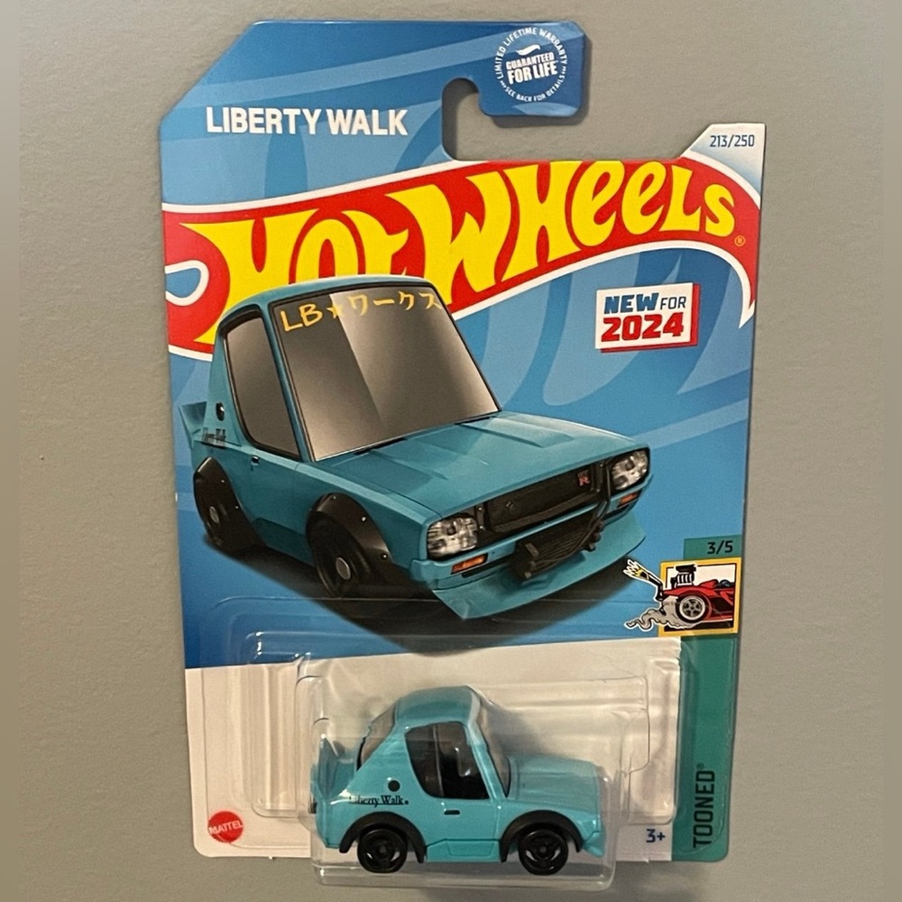 Hot Wheels - #213/250 - Nissan Skyline 2000GT-R Liberty Walk - Blue (2024) HRY85